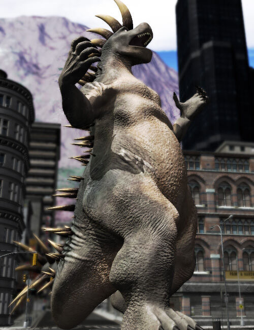 Kaiju The Giant Monster_DAZ3D下载站