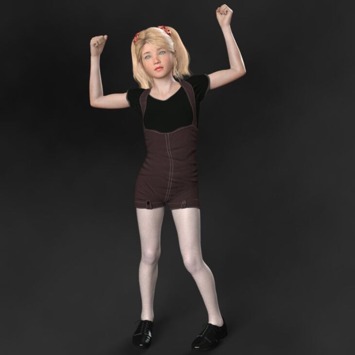 Lily Character Morph For G8 and G8.1 Female_DAZ3D下载站
