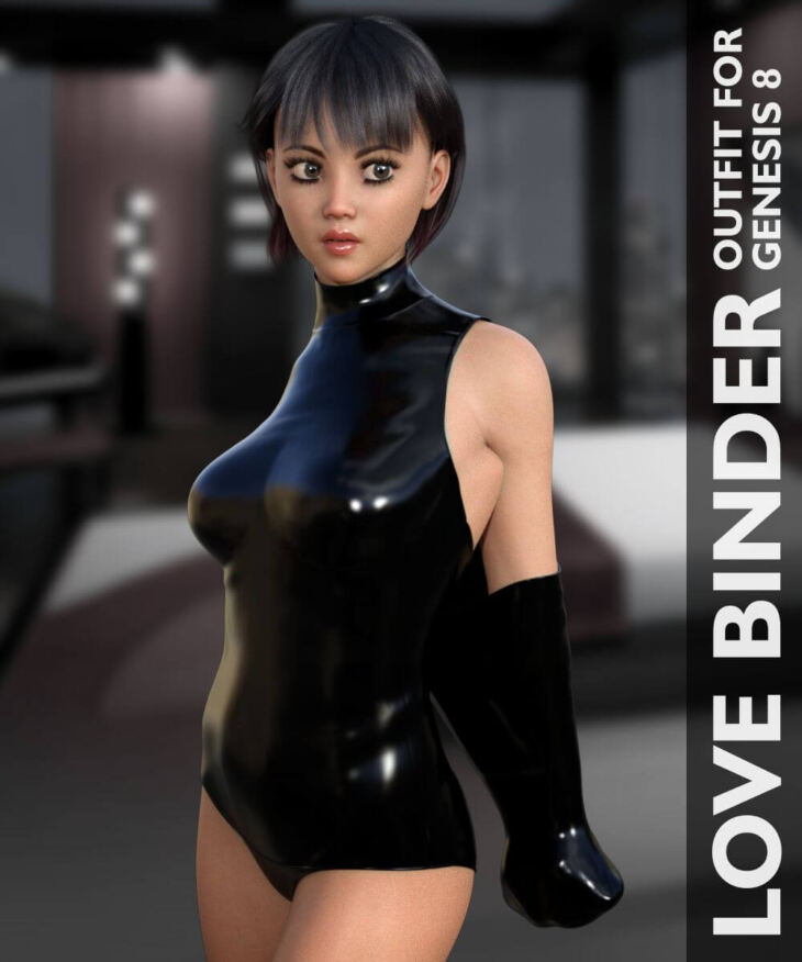 Love Binder Outfit For Genesis 8 Female_DAZ3D下载站