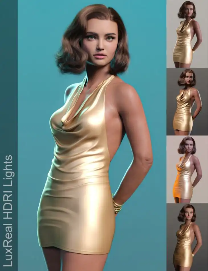 LuxReal HDRI Lights Pack_DAZ3D下载站