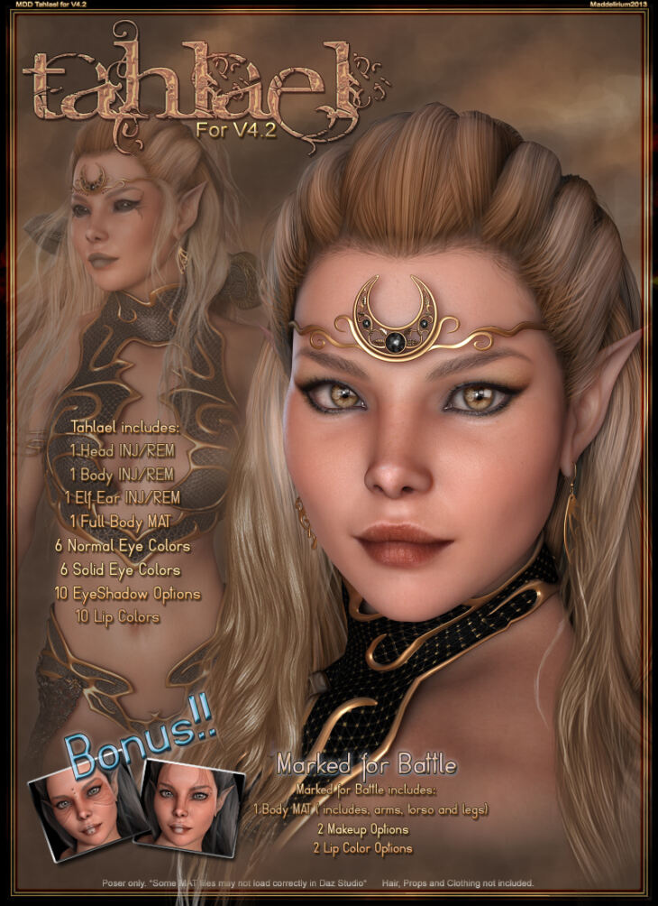 MDD Tahlael for V4.2_DAZ3D下载站