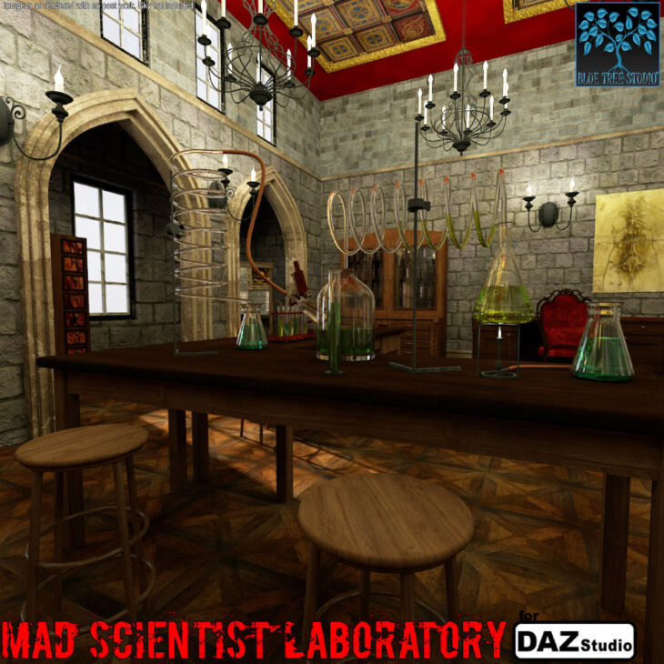 Mad Scientist Laboratory for Daz Studio_DAZ3D下载站