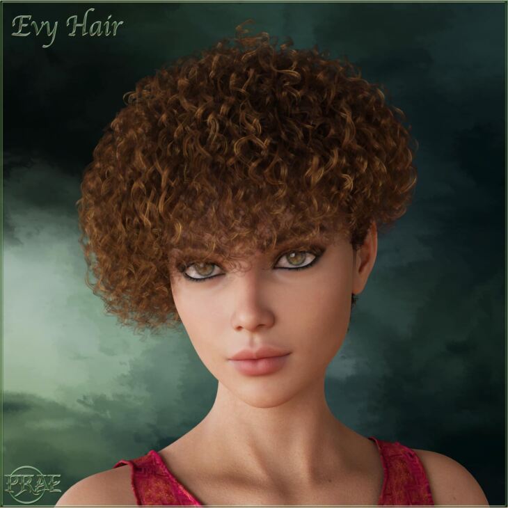 Prae-Evy Hair for G8 Daz_DAZ3D下载站