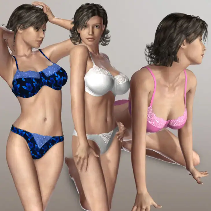 Pretty Bra & Add-ons_DAZ3DDL