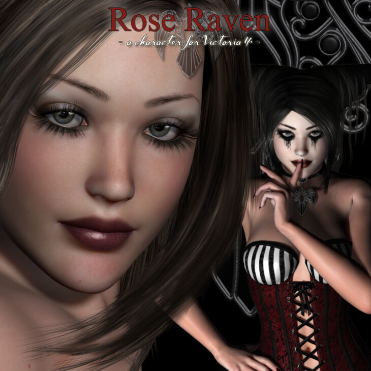 Rose Raven V4_DAZ3D下载站
