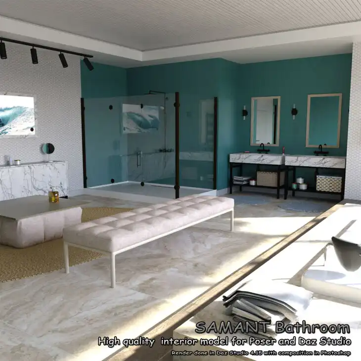 SAMANT Bathroom_DAZ3D下载站
