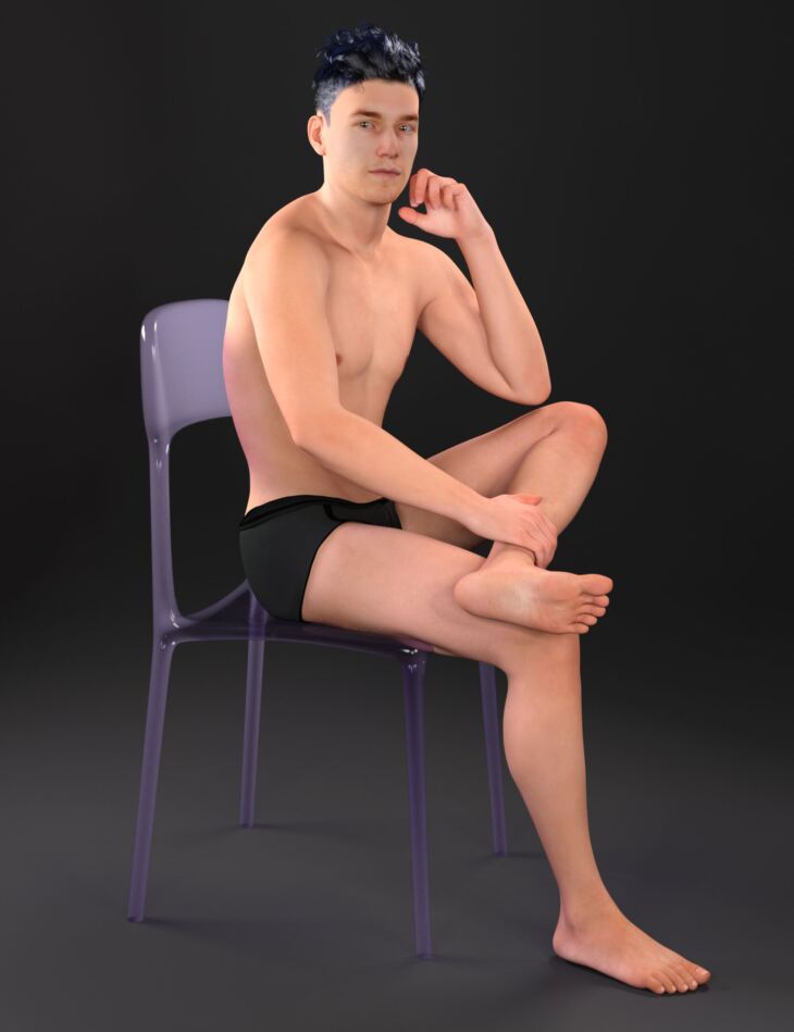 Squishy Human for Genesis 8 and 8.1 Male_DAZ3D下载站