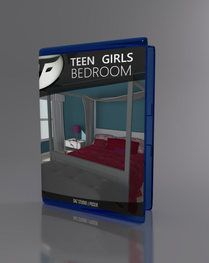 Teen Girls Bedroom_DAZ3D下载站