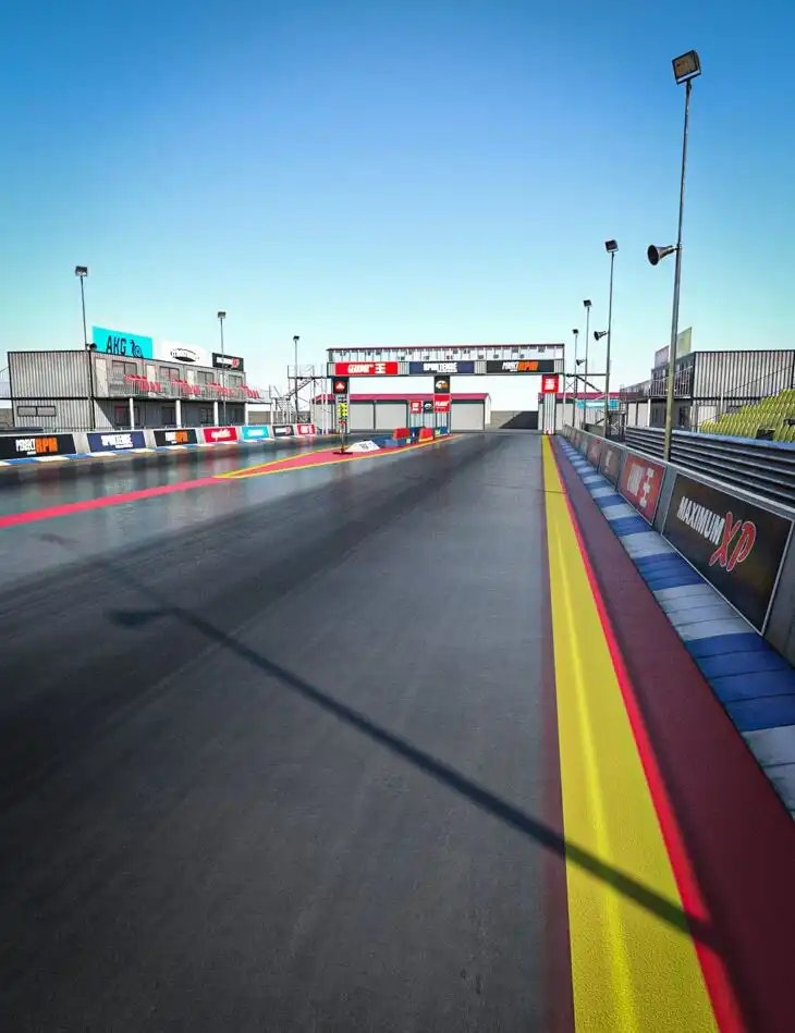 Top Fuel Dragster Race Track_DAZ3D下载站