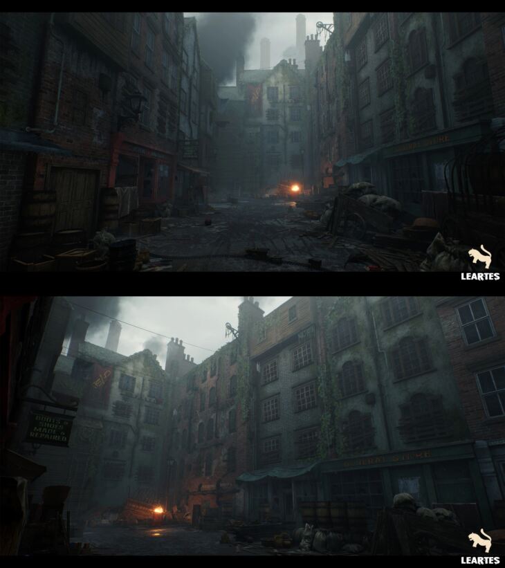Victorian Decayed Alley Environment_DAZ3DDL