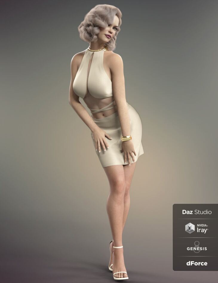 dForce Shining Star Outfit for Genesis 8 and 8.1 Females_DAZ3DDL
