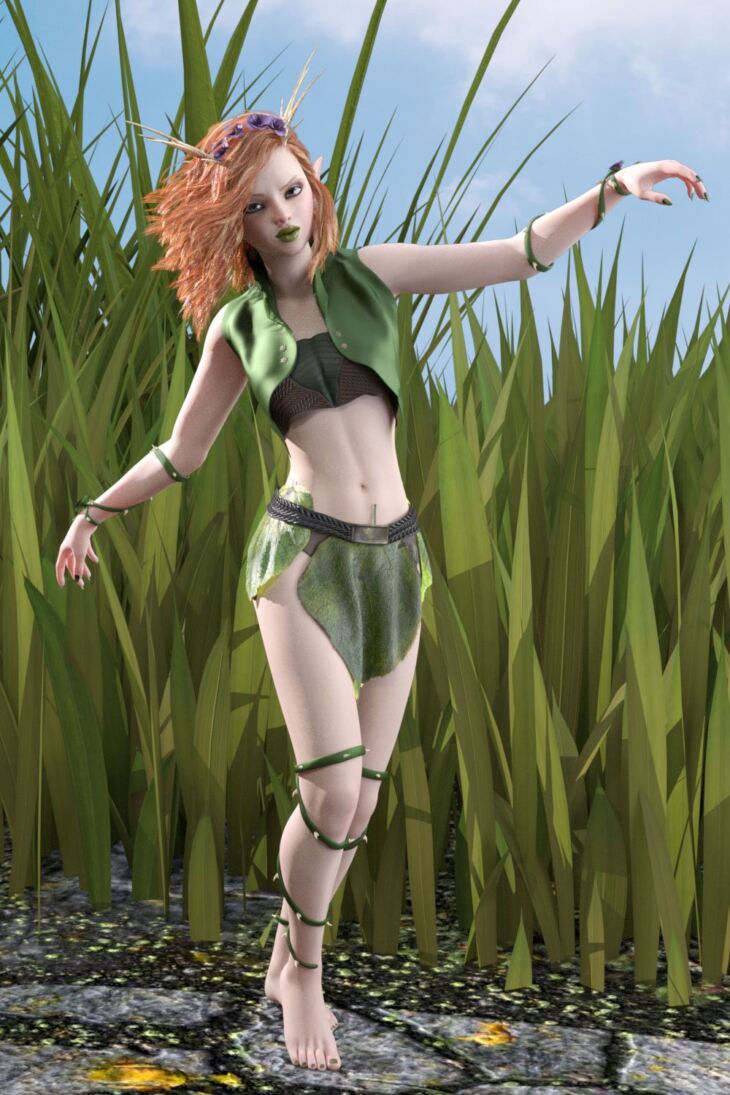 dForce Thorn Dryad Outfit for Genesis 8 Females_DAZ3DDL