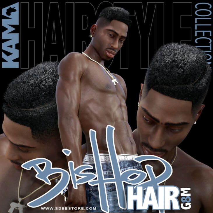 Bishop Hair G8M_DAZ3D下载站