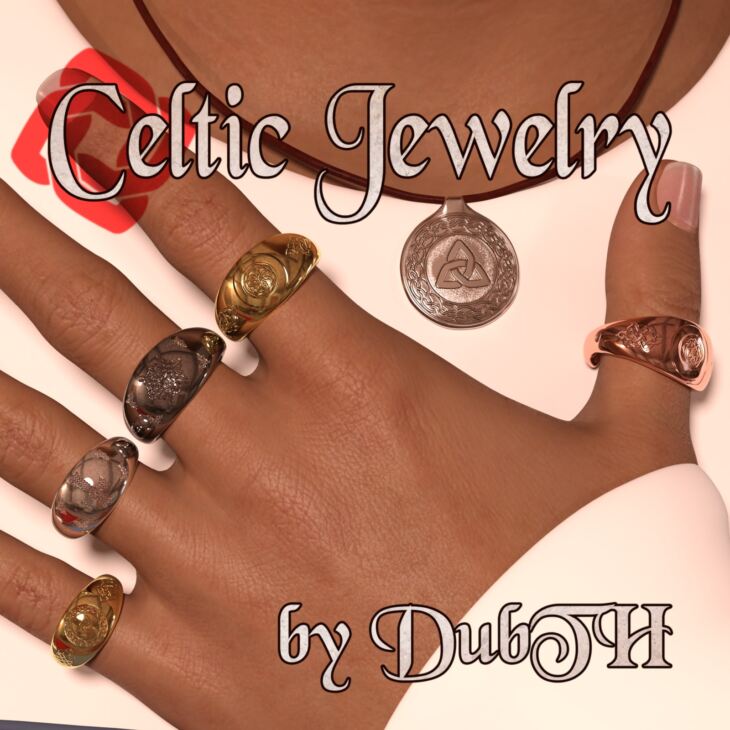 Celtic Jewelry For G3F G3M G8F G8M_DAZ3DDL