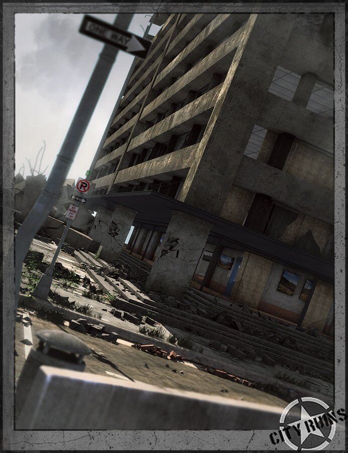 City Ruins Building 03_DAZ3D下载站