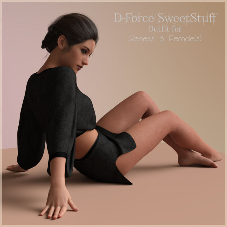 D-Force SweetStuff Outfit for G8F_DAZ3D下载站