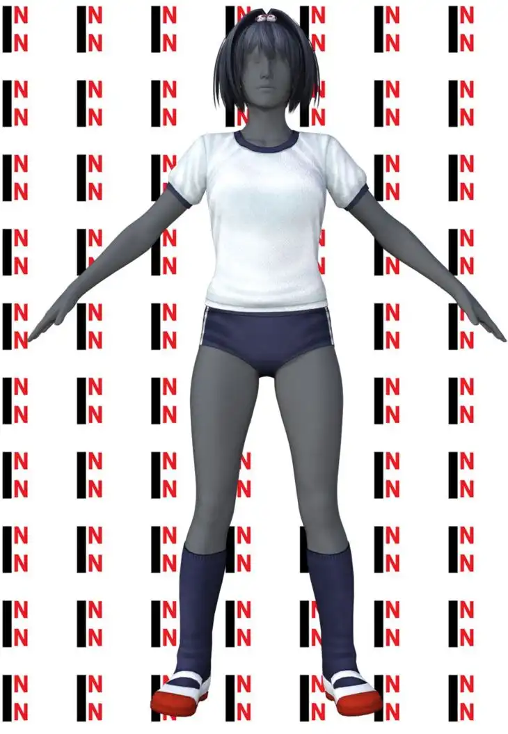 DOA Japanese Sport Uniform for Genesis 8 Female_DAZ3DDL