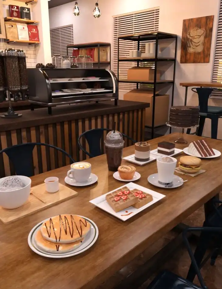 FG Coffee Shop Style Food_DAZ3D下载站