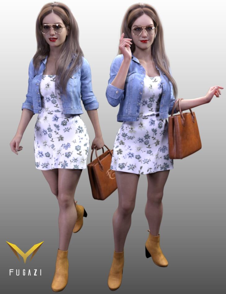 FG Summer Outfit for Genesis 8 Females_DAZ3D下载站
