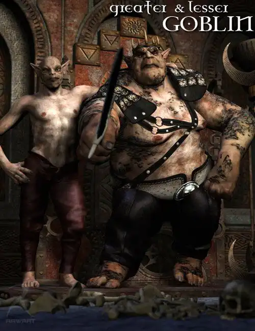 Greater and Lesser Goblin_DAZ3DDL