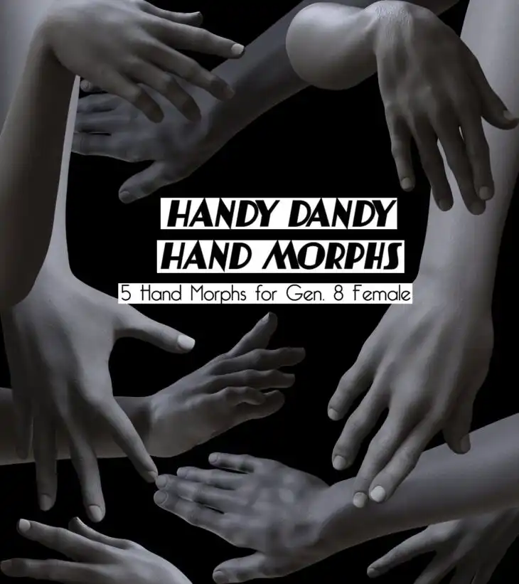 Handy Dandy Hand Morphs_DAZ3DDL