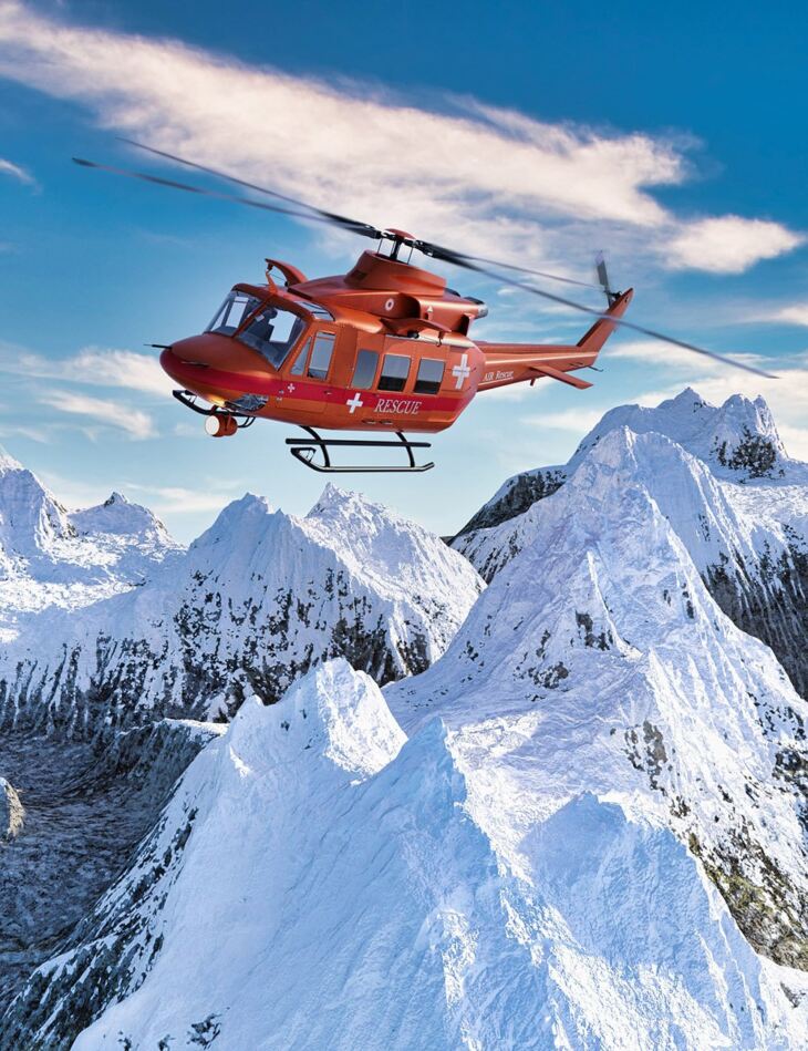 Mountain Rescue Helicopter_DAZ3D下载站