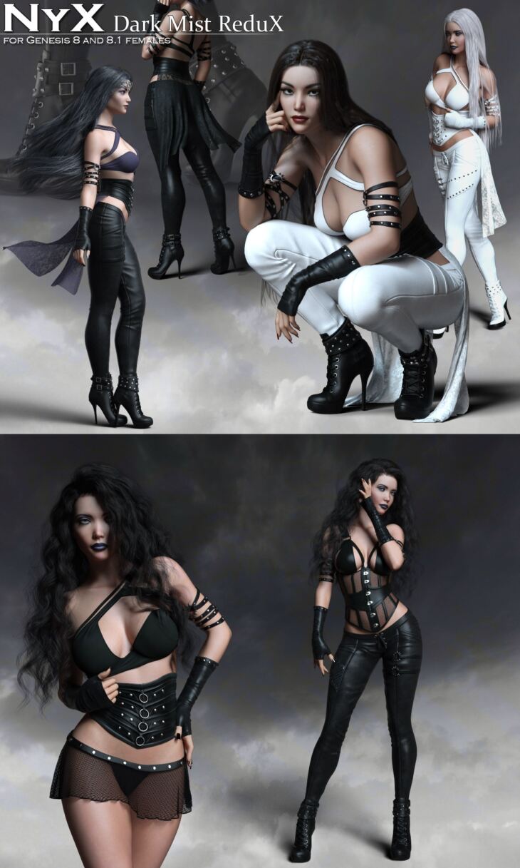 NyX Dark Mist ReduX for Genesis 8 and 8.1 Females_DAZ3D下载站