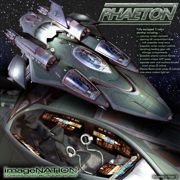 Phaeton Starship_DAZ3D下载站