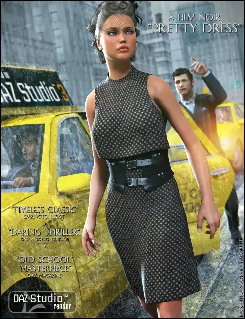 Pretty Party Dress_DAZ3DDL