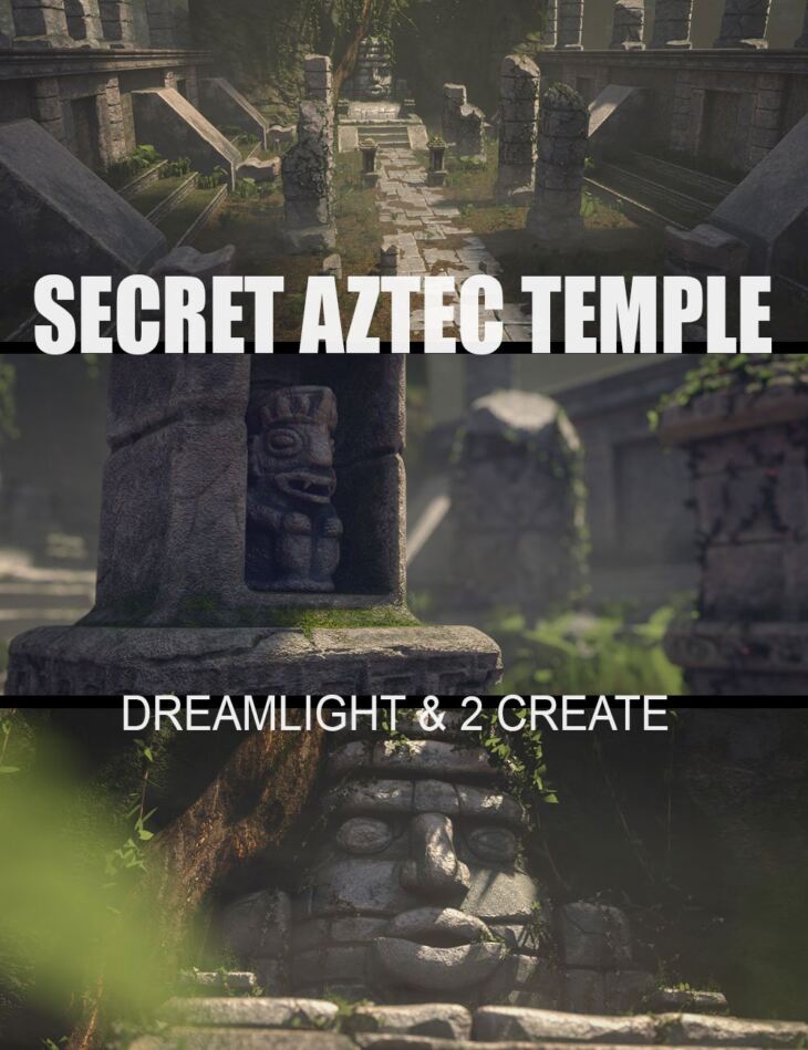 Secret Aztec Temple_DAZ3D下载站