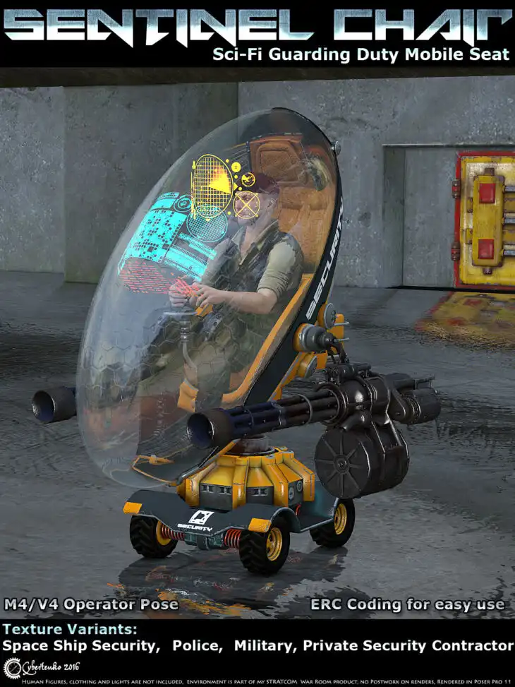 Sentinel Chair_DAZ3D下载站