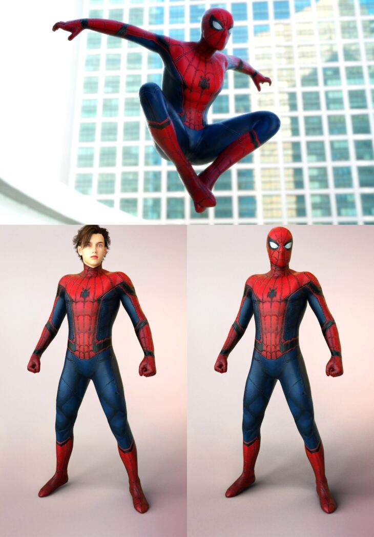 Spider-Man Home Coming Genesis 2 Male_DAZ3D下载站
