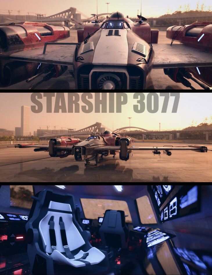 Starship 3077_DAZ3DDL