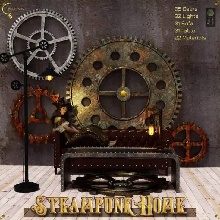 Steampunk Home for DS_DAZ3D下载站