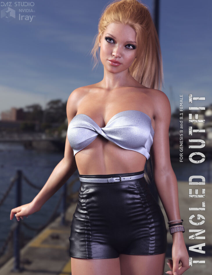 Tangled Outfit for Genesis 8 and 8.1F_DAZ3D下载站