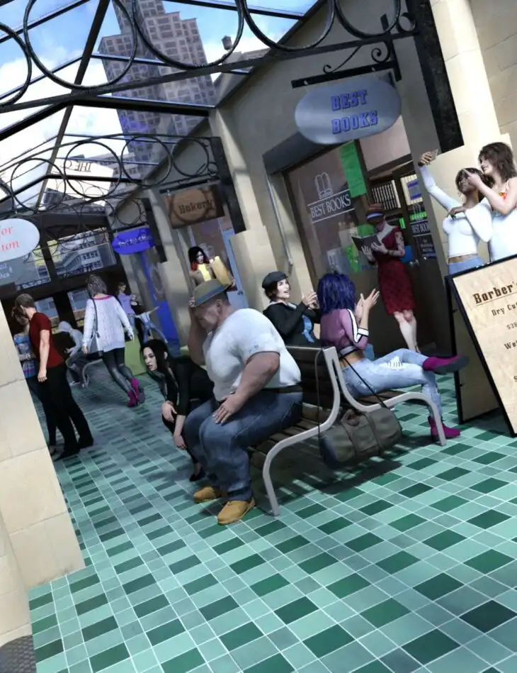 The Old Shopping Arcade_DAZ3DDL