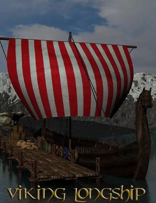 Viking Longship_DAZ3DDL