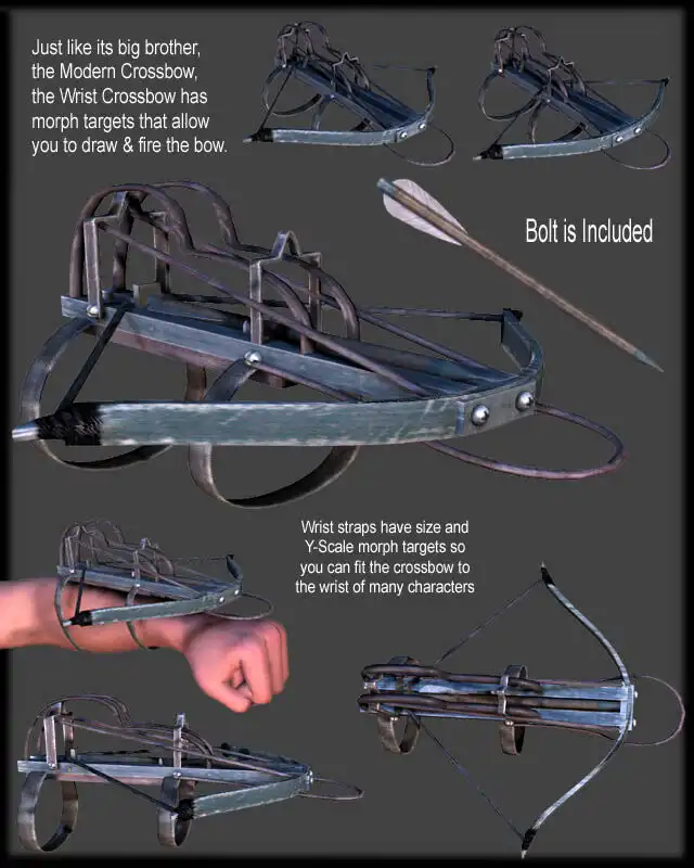Wrist Crossbow_DAZ3DDL