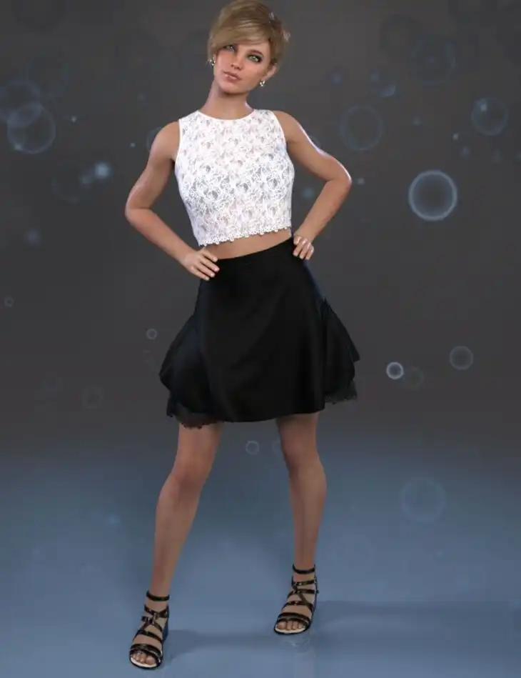 dForce Summer Flair Outfit for Genesis 8 Female(s)_DAZ3DDL