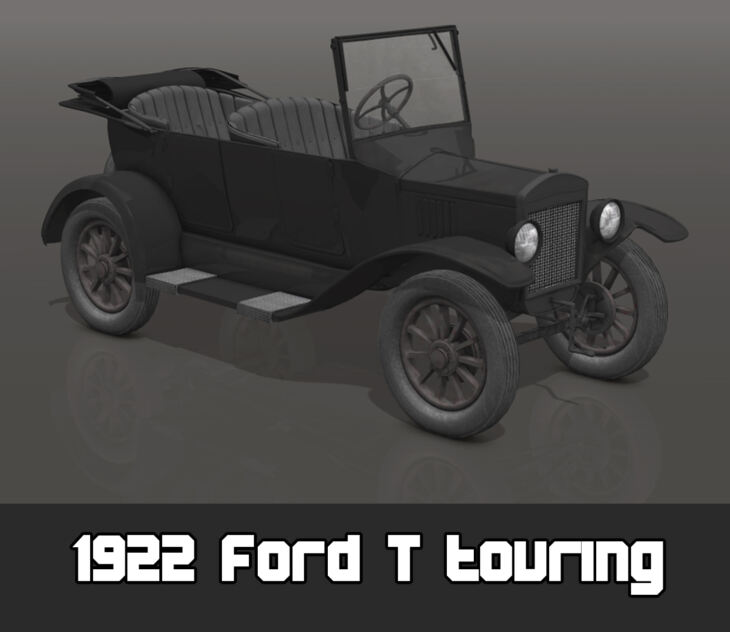 1922 Ford T Touring_DAZ3D下载站