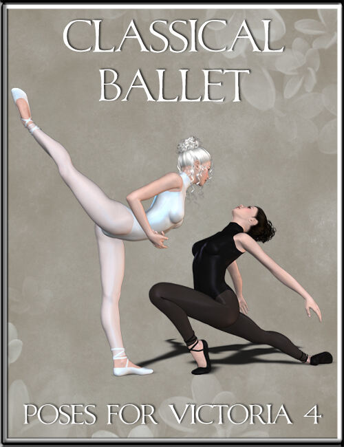 Classical Ballet Poses for Victoria 4, 5, 6 & 7_DAZ3D下载站