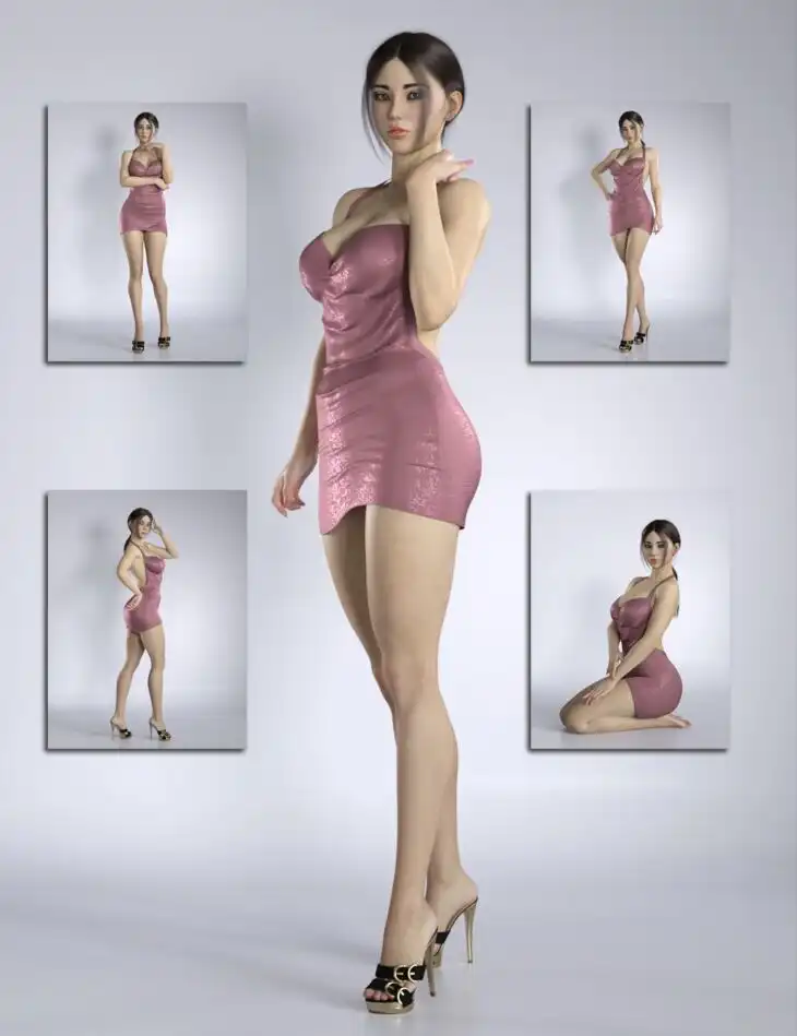 DT Pose Collection 01 for Genesis 8 and 8.1 Female_DAZ3DDL
