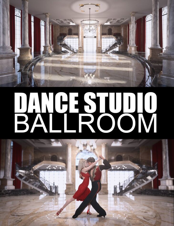 Dance Studio Ballroom_DAZ3DDL
