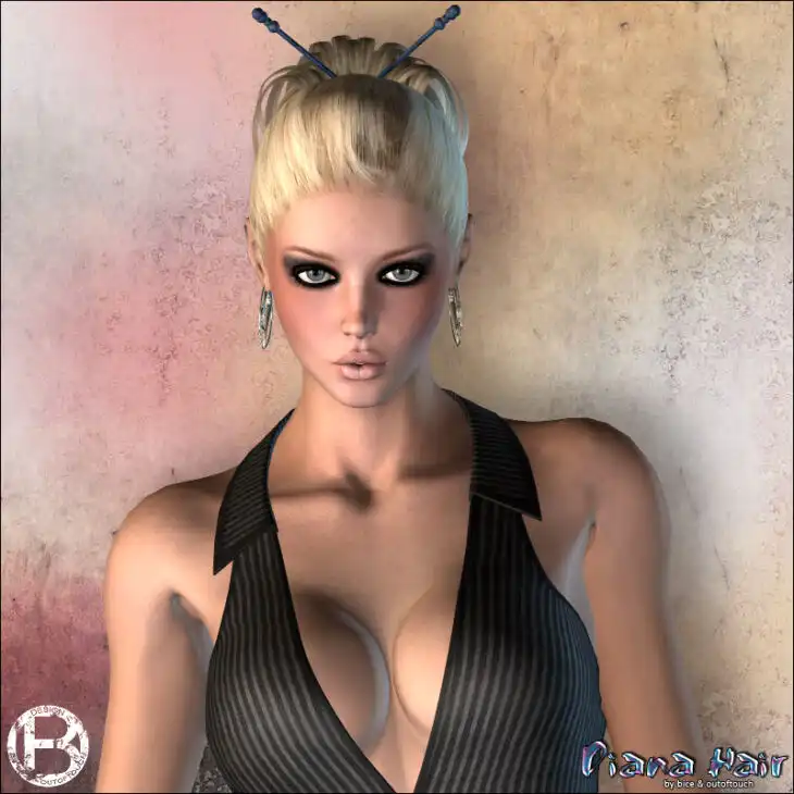 Diana Hair_DAZ3DDL