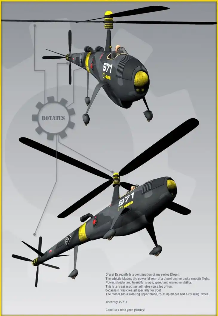 Diesel Dragonfly_DAZ3DDL