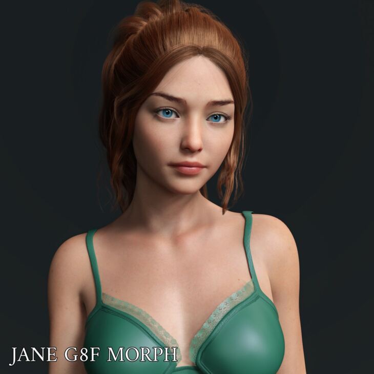 Jane Character Morph For Genesis 8 Females_DAZ3D下载站