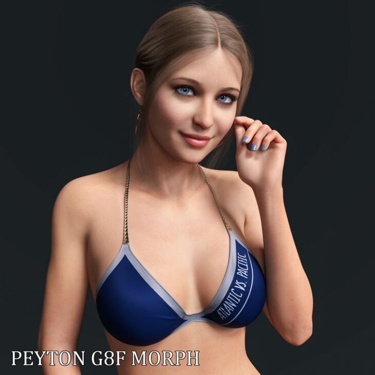 Peyton Character Morph For Genesis 8 Females_DAZ3D下载站