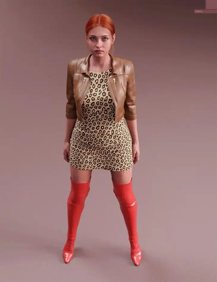 Taye HD with HD Expression for Genesis 8.1 Female_DAZ3D下载站