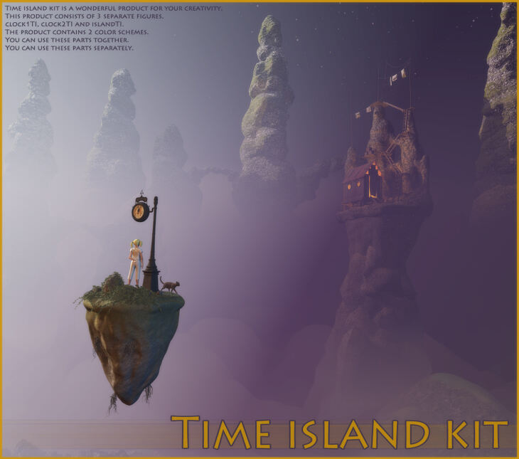 Time Island Kit_DAZ3D下载站