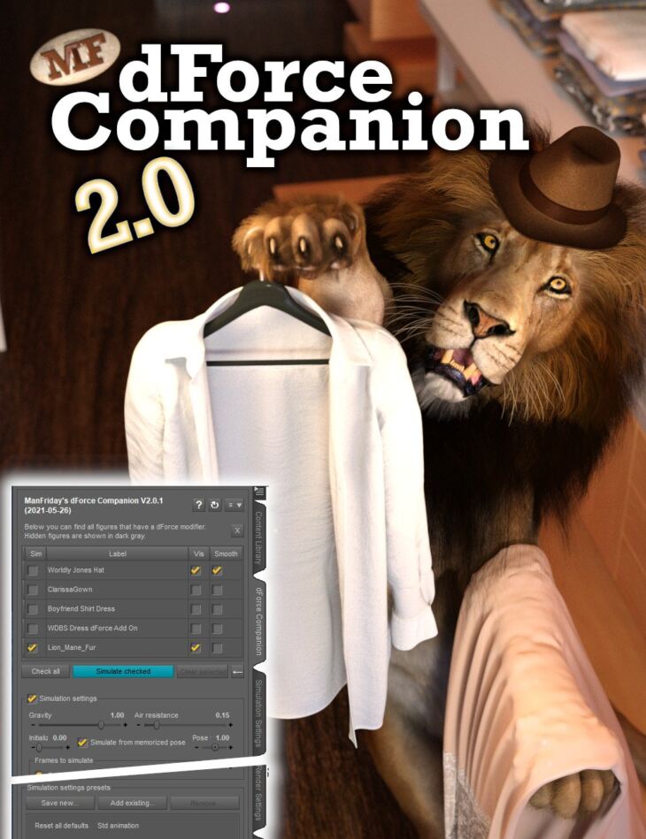 dForce Companion 2.0_DAZ3D下载站